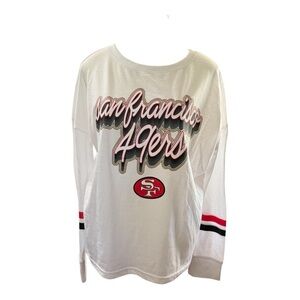 San Francisco 49ers Women’s Oversized Long Sleeve Tee